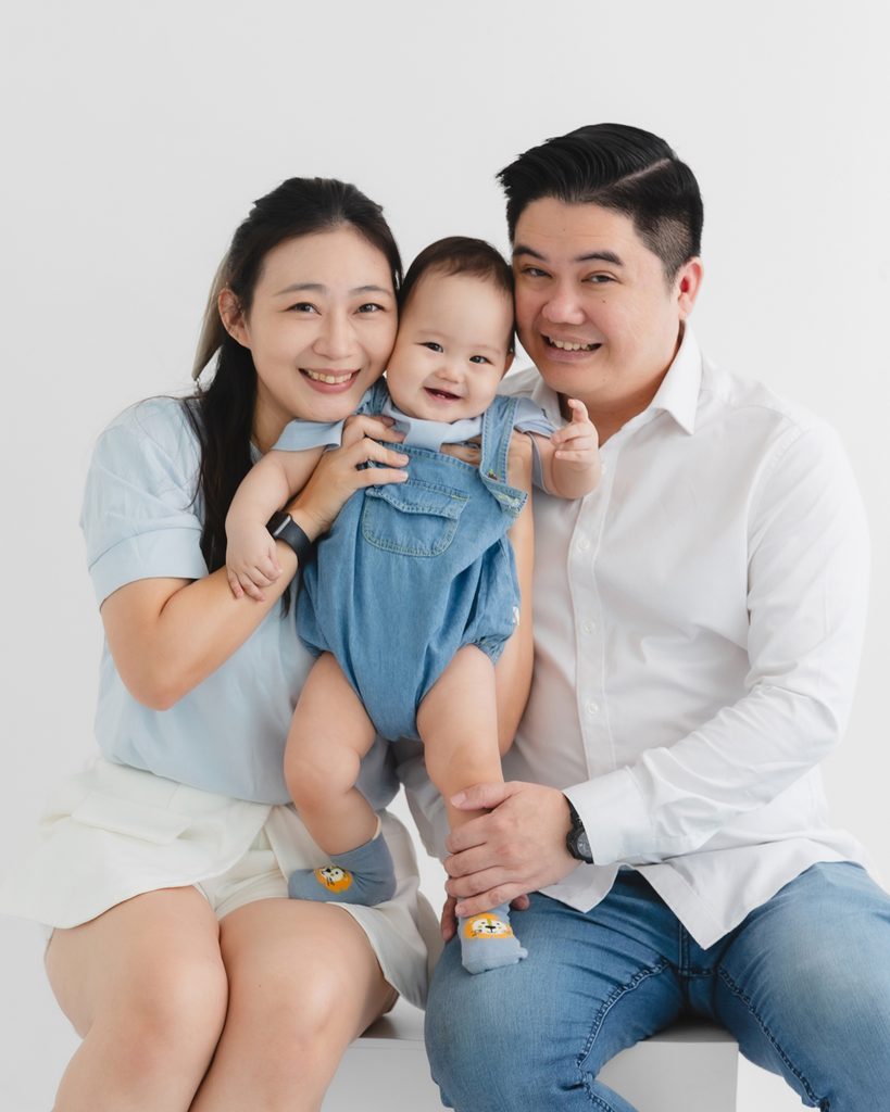 Family photography with baby in Selangor