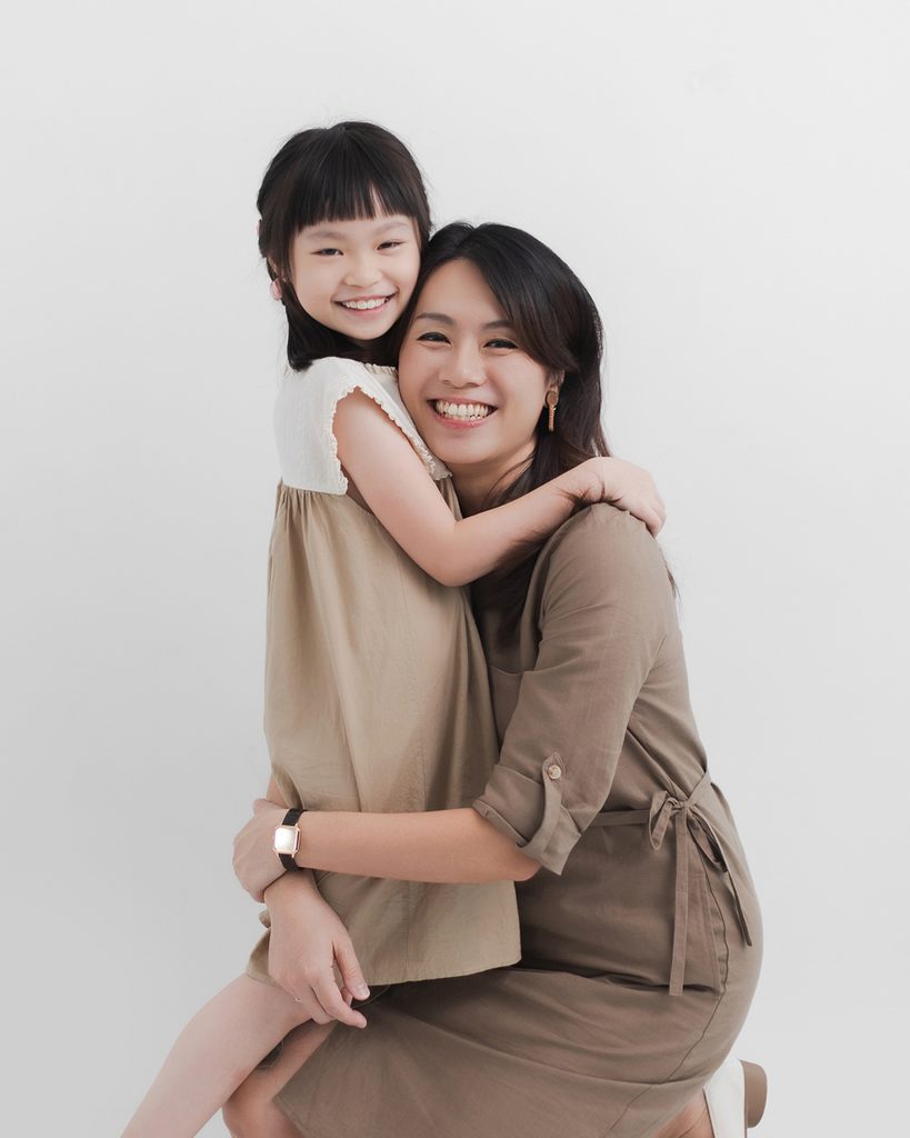 Mother and child family portrait in Kelana Jaya