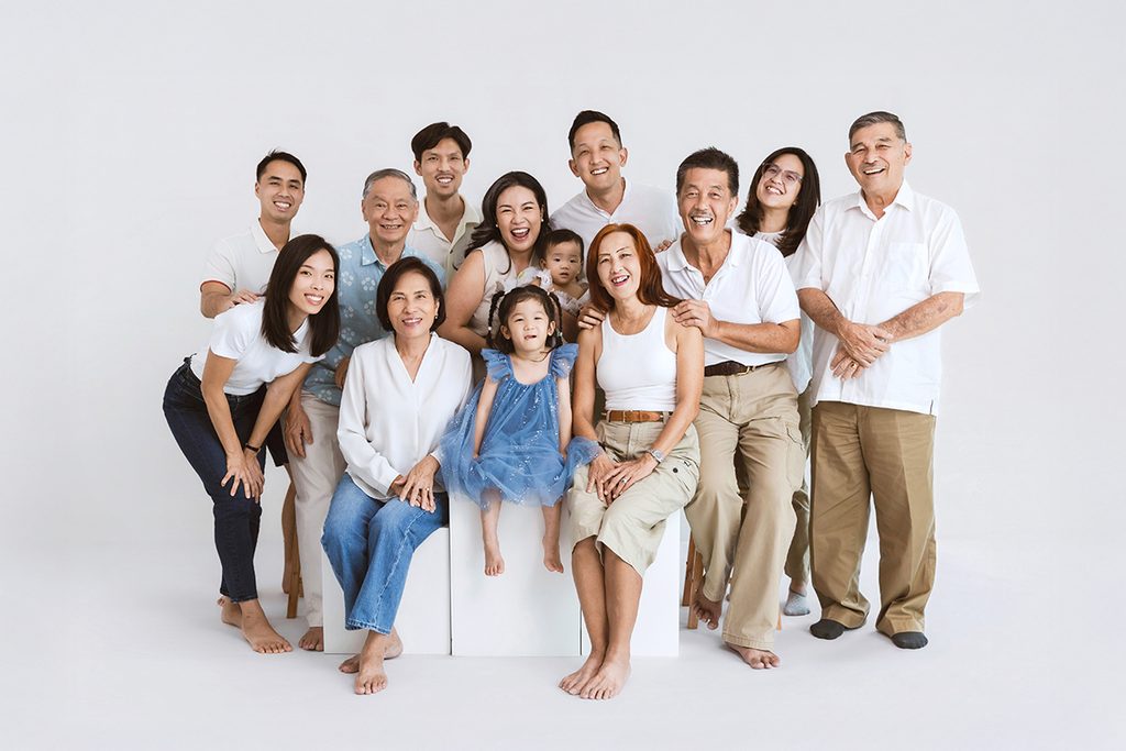 Multi-generation family portrait in KL & Selangor